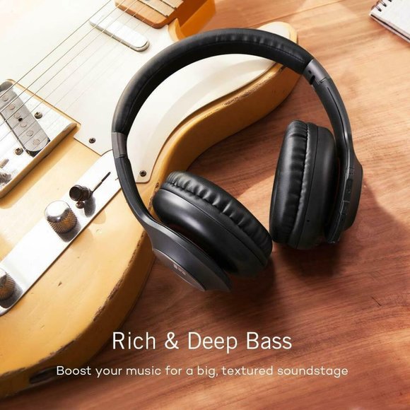 Bluetooth Headphones Bluetooth Headset With Dual 40 MM Drivers For Powerful - Picture 4 of 11